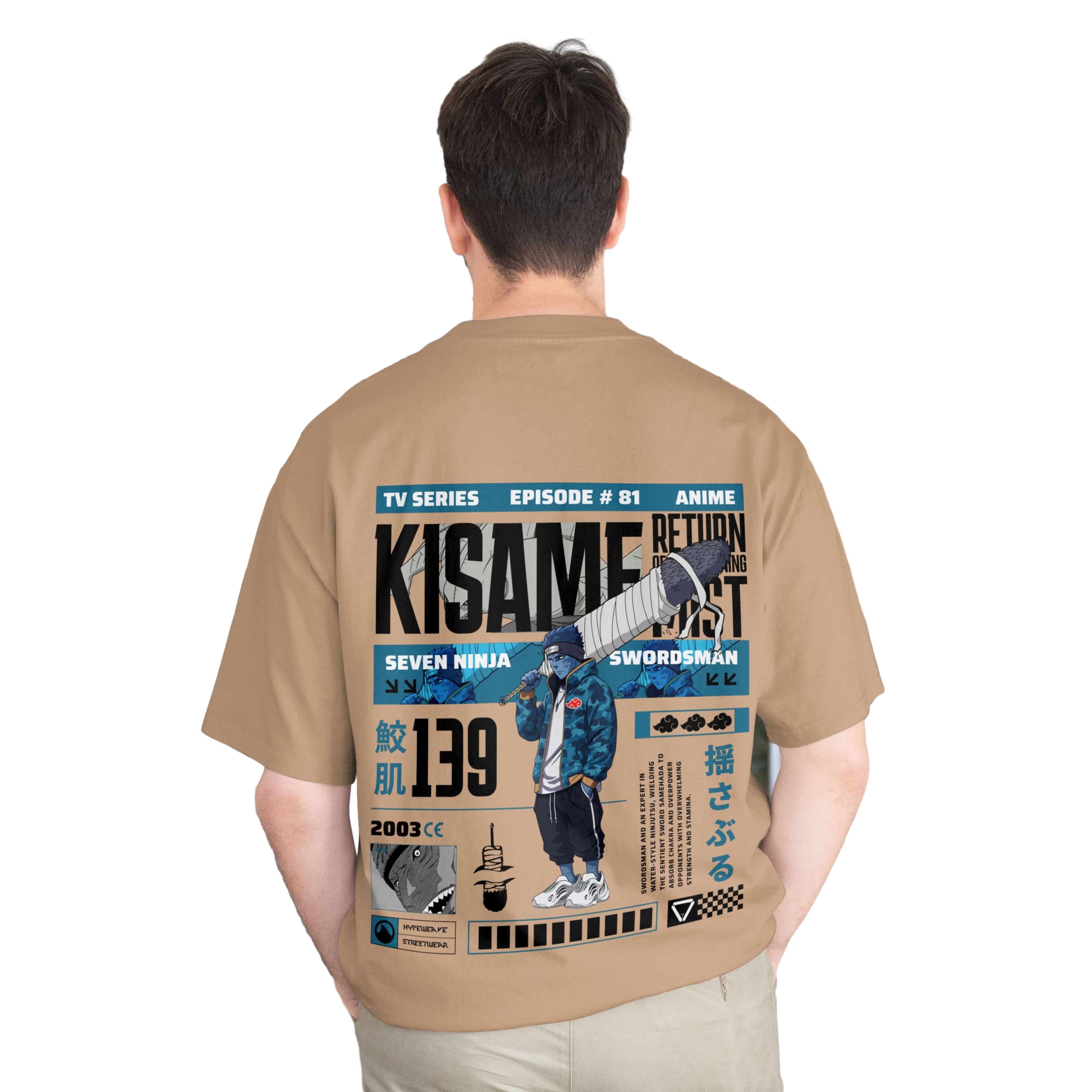 Kisame Oversized T-Shirt – The Leviathan