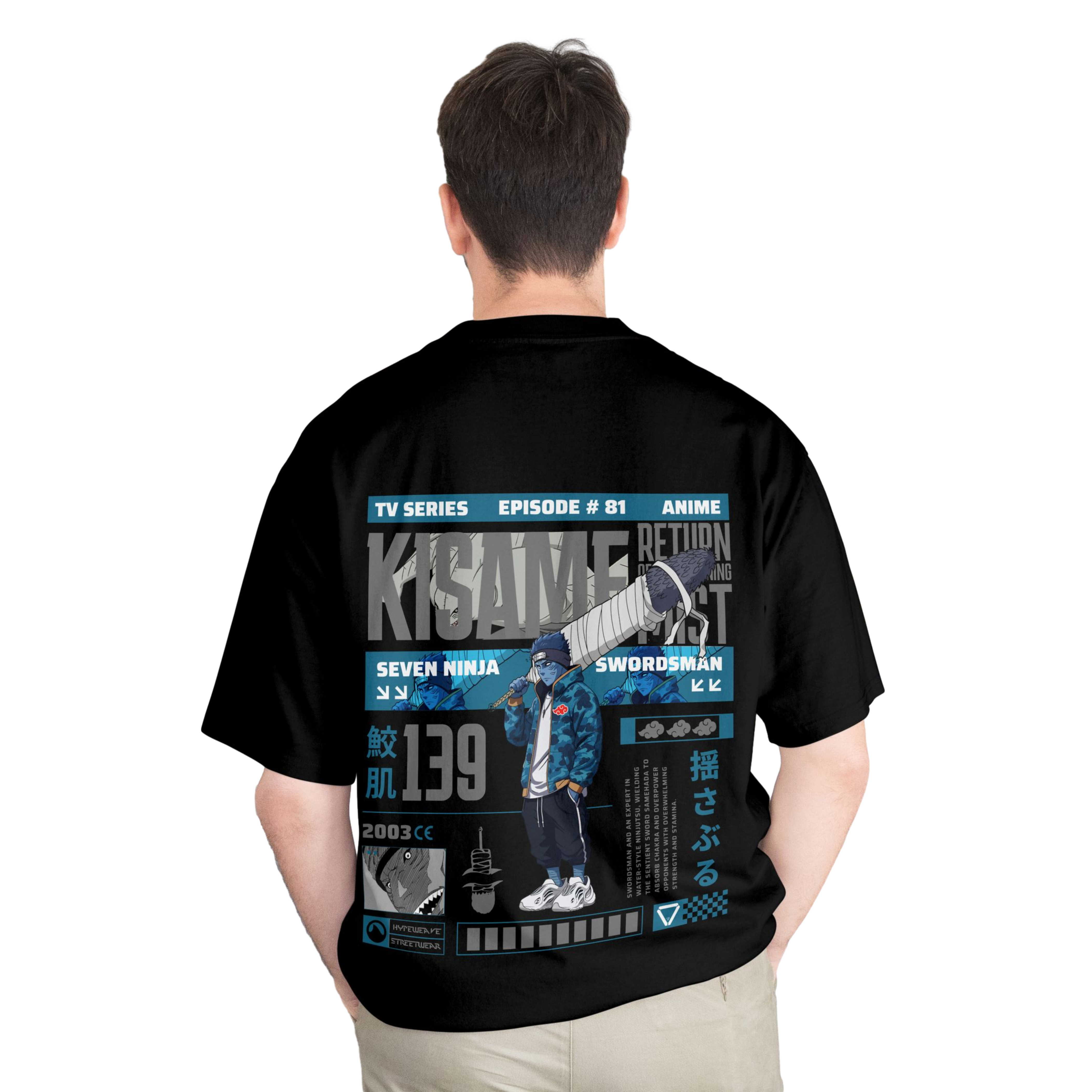 Kisame Oversized T-Shirt – The Leviathan