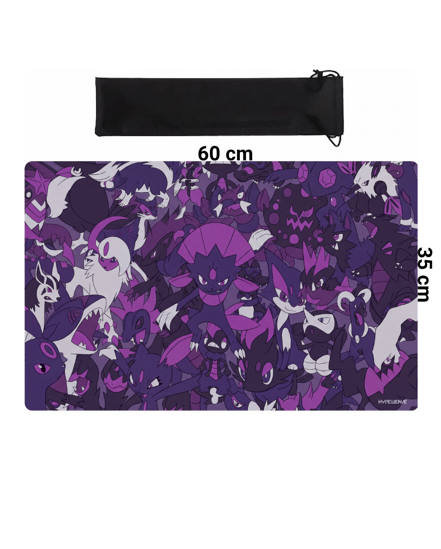 Dark Type 2.0 premium TCG playmat by HypeWeave