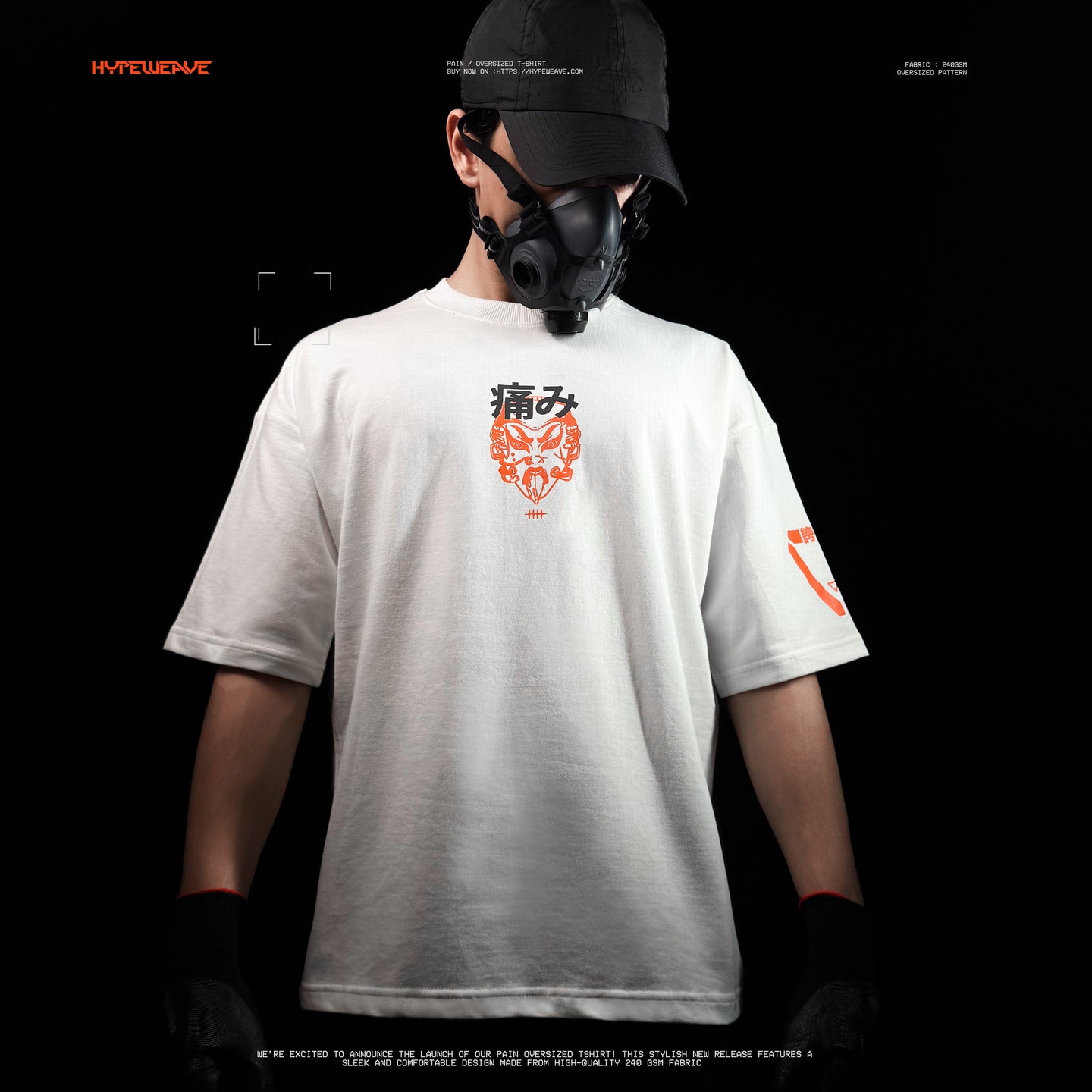 Pain Naruto Oversized T-Shirt – 240 GSM Anime Streetwear | HypeWeave