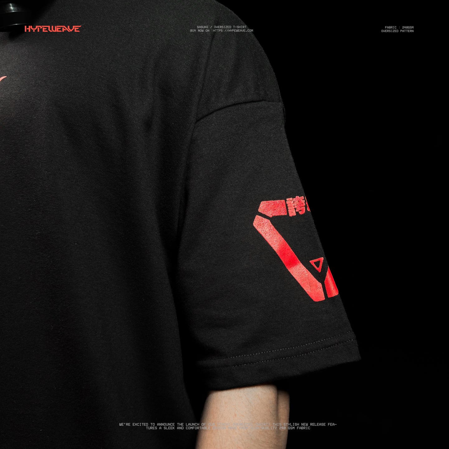 Itachi Uchiha Oversized T-Shirt – 240 GSM Anime Streetwear | HypeWeave