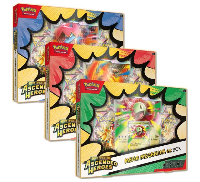 Pokémon TCG Mega Evolution Ascended Heroes ex Box product packaging