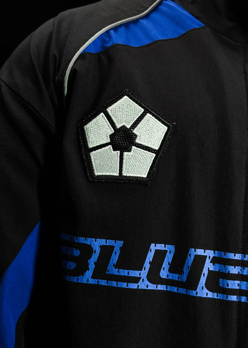 Black Bluelock Parachute Jacket