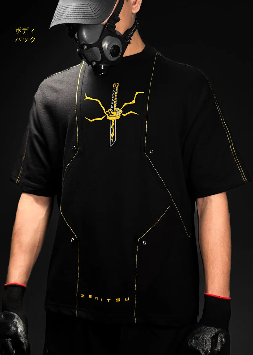 CONTRAST STITCHED / ZENITSU / OVERSIZED T-SHIRT