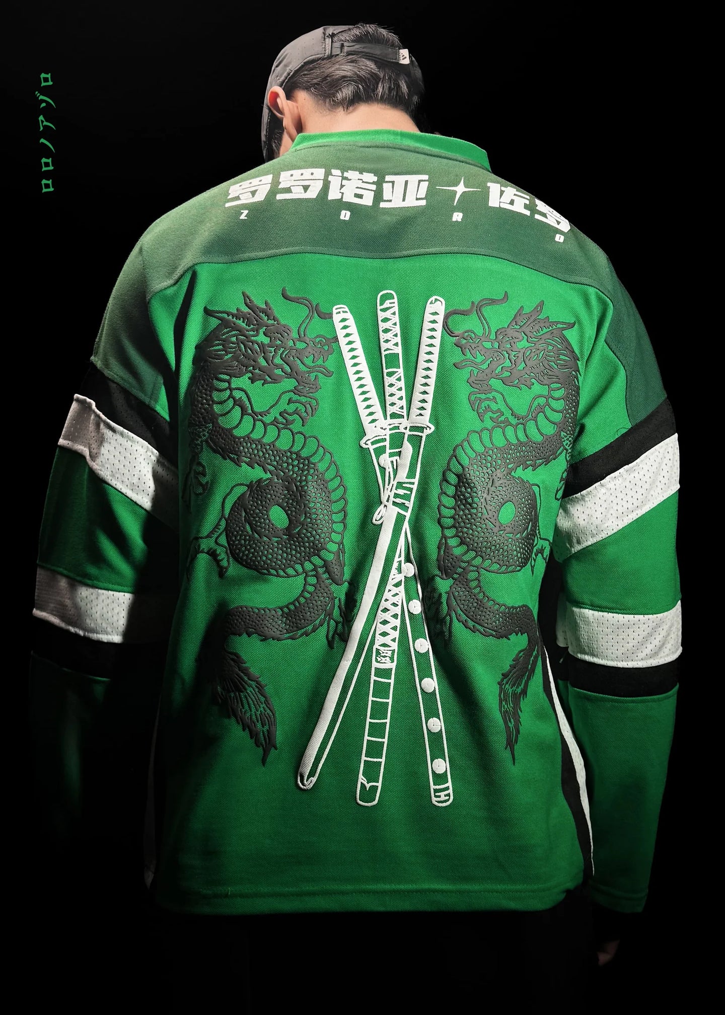 Oversized Zoro Three Swords Full Sleeve T-Shirt