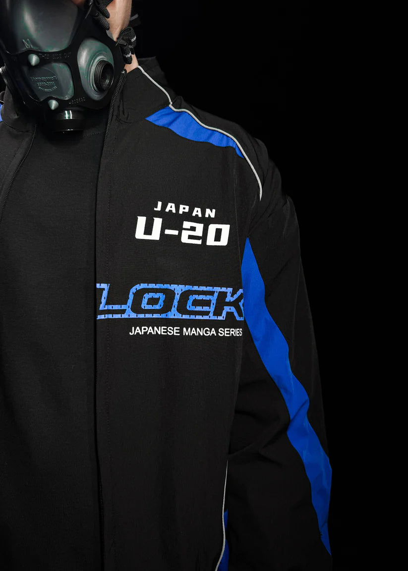 Black Bluelock Parachute Jacket