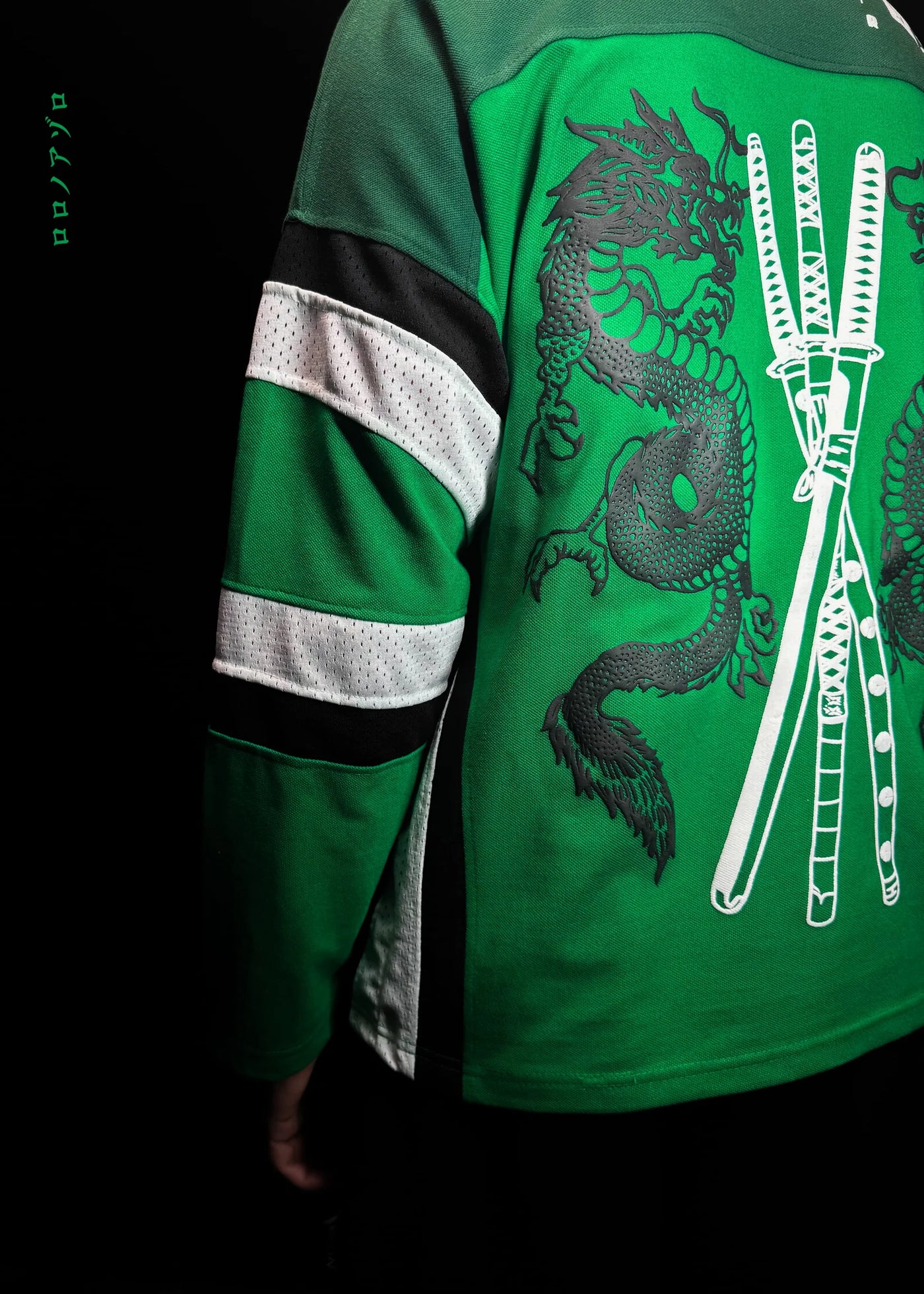 HypeWeave Zoro Three Swords oversized full-sleeve anime T-shirt