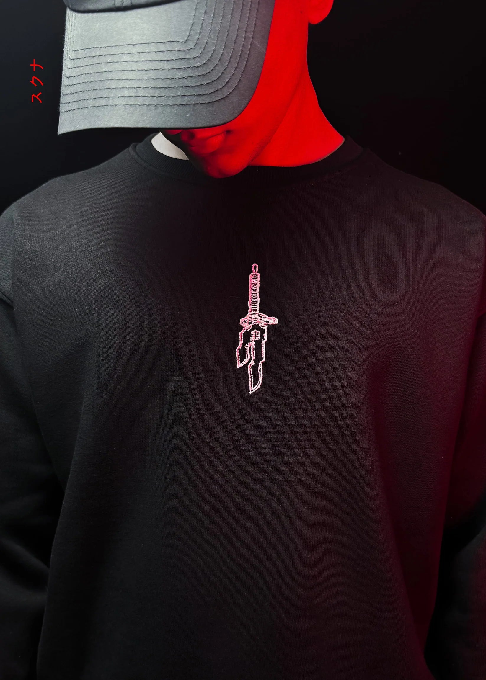 TOJI Oversized Embroidery Sweatshirt – Cotton Pique