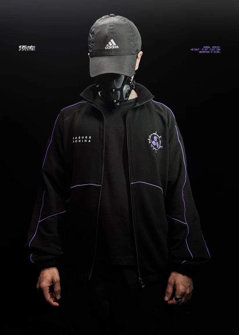 Sasuke Uchiha Heavyweight Zipper Track Jacket