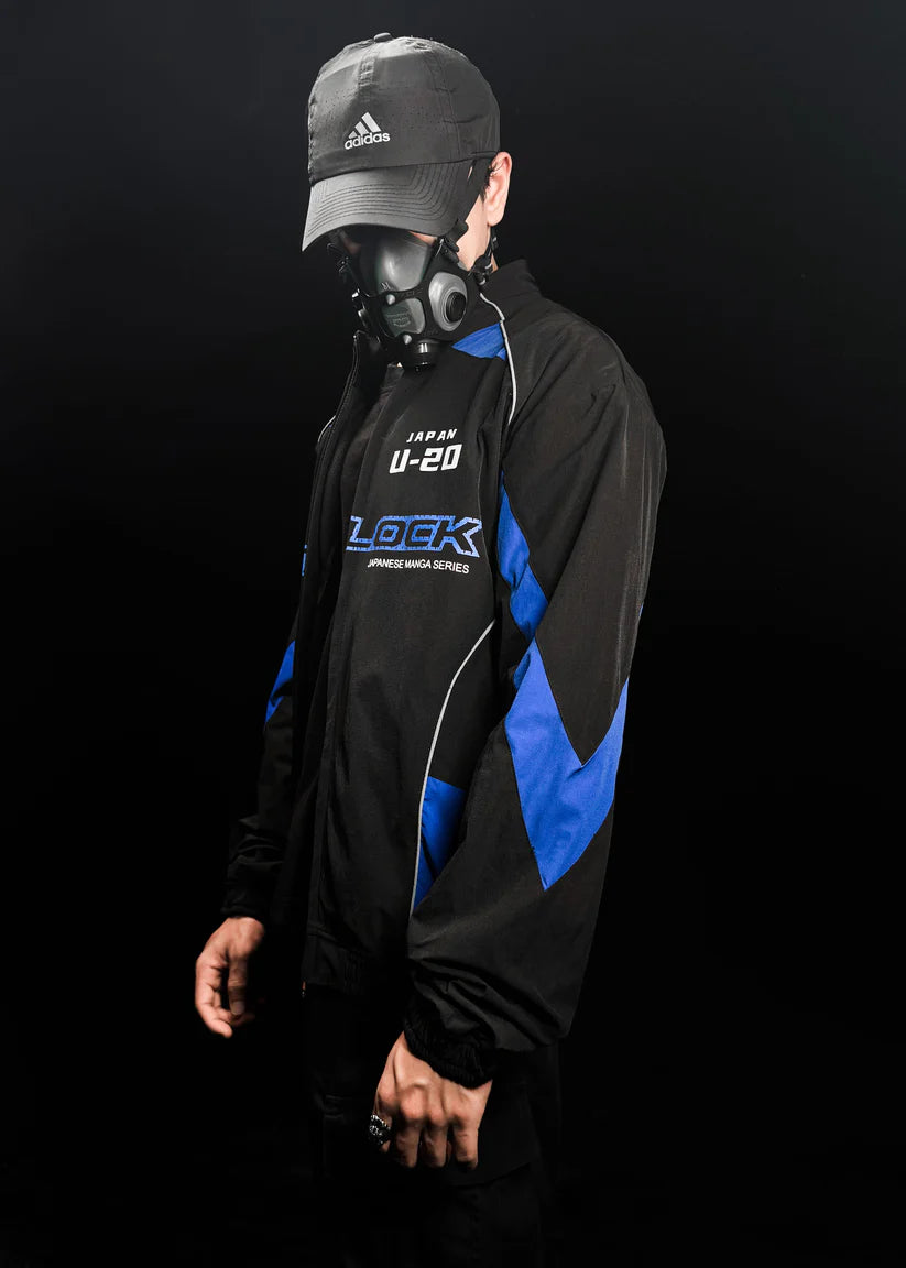 Black Bluelock Parachute Jacket