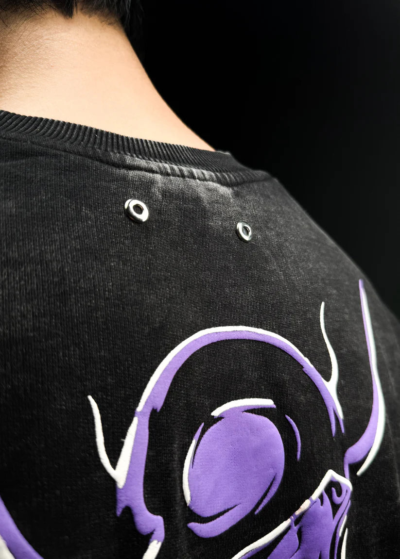 Sasuke Susanoo Oversized T-Shirt – Embroidered 240 GSM Anime Streetwear | HypeWeave