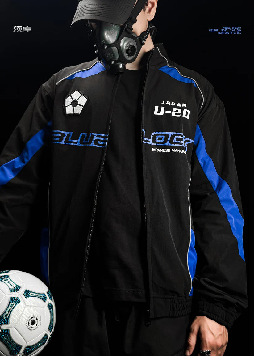 Black Bluelock Parachute Jacket